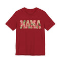 Pink Christmas Patchwork MAMA Tee