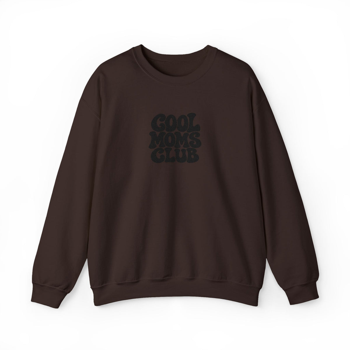 Cool Moms Club Embroidered Crewneck Sweatshirt